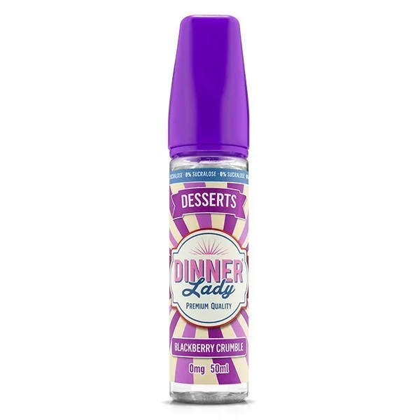 Blackberry Crumble E-Liquide Desserts Dinner Lady