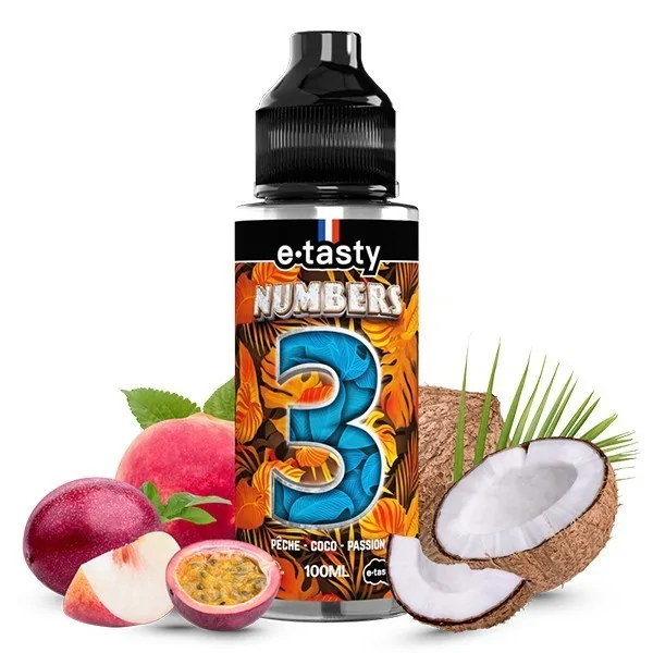 Numbers 3 100ml - E-liquide Fruité e.Tasty