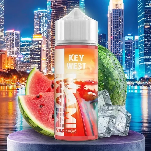 Key West 100ml Miami Vapes - E-liquide Pastèque Fraîche