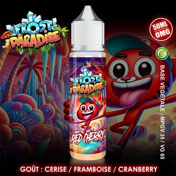 E-liquide Red Cherry Frost Paradise Knoks 50ml