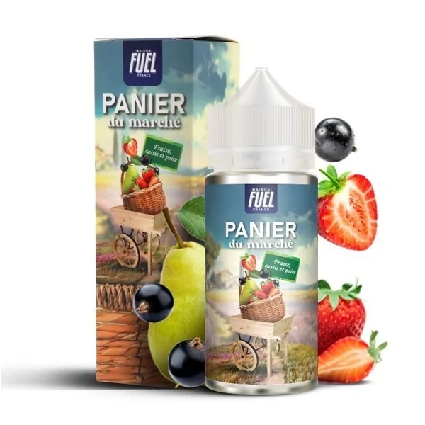 E-liquide Fraise Cassis Poire Panier du marché 100ml