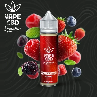 E-liquide CBD Fruits Rouges...