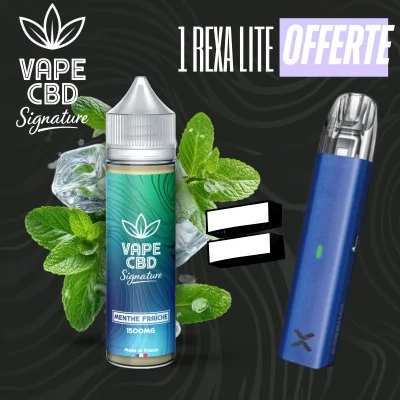 Pack E-liquide CBD Menthe...